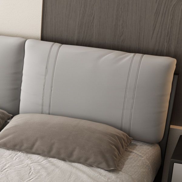 Modern Wire-Grid Metal Bed 78.74" L Bed Frame with Headboard Clearhalo 'Bedroom Furniture' 'Beds' 'furn' 'furn_beds' 'Furniture' 1200x1200_4b5d24da-a27f-4561-a2d0-abcde0bea37c