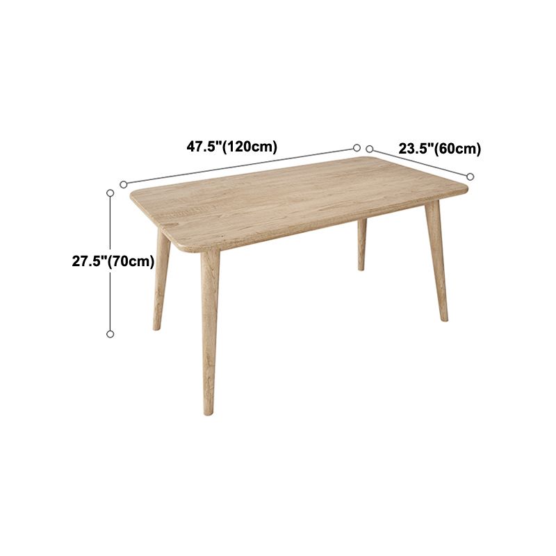 Solid Wood 4-foot Dinette Table Industrial Style Dining Table for Home Clearhalo ' dining_table' 'Dining Tables & Seating' 'Dining Tables' 'furn' 'furn_dining_table' 'Furniture' 'furniture_dining_table' 'Kitchen & Dining Furniture' 'kitchen&dining_furn' 'kitchen' 'kitchen_dining_table' 1200x1200_4b6061fe-c521-4f8a-9768-29df389c4790