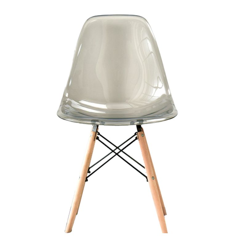 Modern Style Plastic Dining Armless Chair Solid Back Dining SIde Chairs for Home Use Clearhalo ' kitchen&dining_furn' 'Dining Chairs' 'Dining Tables & Seating' 'dining_chair' 'Furniture' 'furniture_dining_chair' 'Kitchen & Dining Furniture' 'kitchen' 1200x1200_4b610a91-f89d-4351-9351-70840e57db10