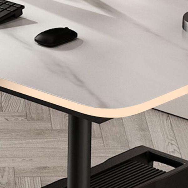 Rectangular Shaped Office Desk White/Black/Grey Writing Desk for Office Clearhalo 'furn' 'furn_office_desk' 'Furniture' 'Office Desks' 'Office Furniture' 'office_desk' 1200x1200_4b616582-040e-47ea-af94-bb4dc531e133