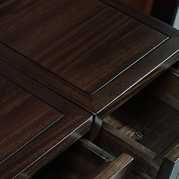 Tavolo da toeletta da toeletta in legno massiccio tradizionale tavolo da vanità per trucco a flip-top