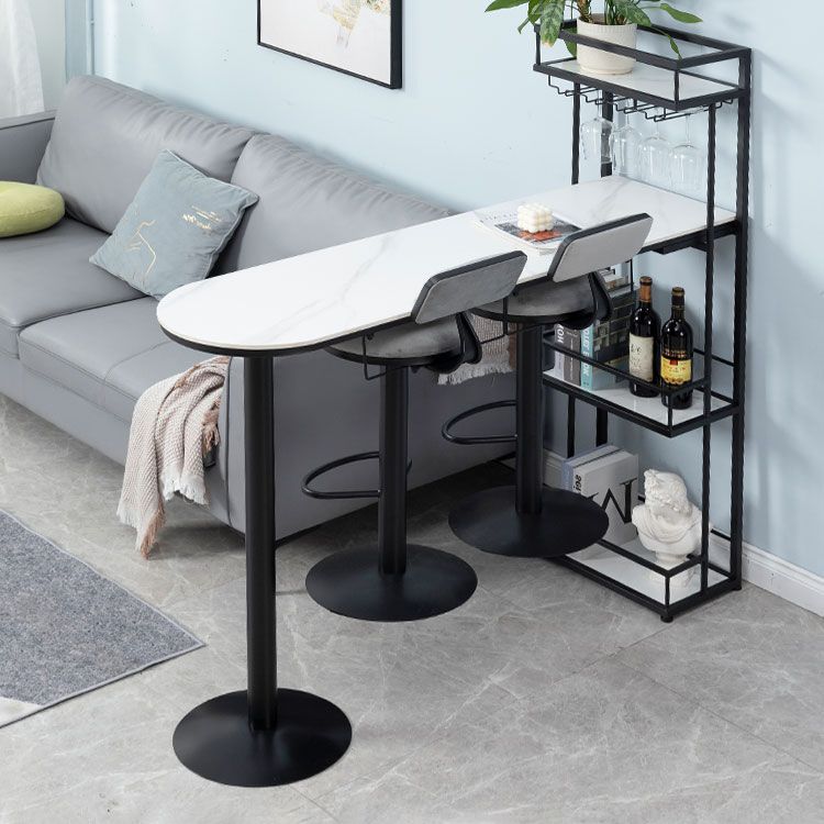 Low Back Bar Stools Adjustable Height Swivel Dining Stools with Metal Base Clearhalo 'Bar Furniture' 'Bar Stools' 'bar_stools' 'furn' 'furn_bar_stools' 'Furniture' 'Kitchen & Dining Furniture' 1200x1200_4b63f9da-c357-4f63-9c02-f00a087a15d9