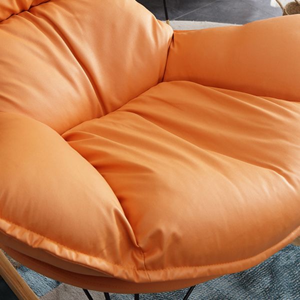 リビングルームのためのモダンなレジャーチェーズロッキングチェアラウンジ布張りのチャイズ