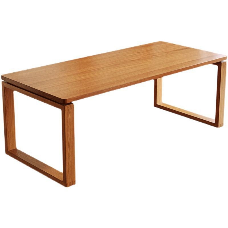 Traditionele 1/2/5/7 stukken meubels vaste houten rechthoekige eetgelegenheden in bruin