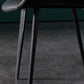 Kitchen Dining Armless Chair Faux Leather Dining Chair in Grey