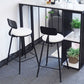 Contemporary Backrest Bar Stools Metal Barstool with Footrest Clearhalo 'Bar Furniture' 'Bar Stools' 'bar_stools' 'furn' 'furn_bar_stools' 'Furniture' 'Kitchen & Dining Furniture' 1200x1200_4b67935c-6aec-4f39-8e91-0889667bc1d7