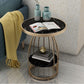 Faux Marble Accent Table Nightstand 24.8" Tall Bedside Cabinet Clearhalo 'Bedroom Furniture' 'furn' 'furn_night_stand' 'Furniture' 'night_stand' 'Nightstands' 1200x1200_4b6b852b-12bf-4571-b67f-27dc38419ad0