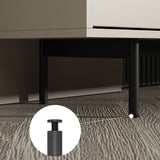 13.77" Wide Modern Accent Chest with 6 Drawers and 4 Straight Black Legs Clearhalo 'Cabinets & Chests' 'cabinets_chests' 'furn' 'furn_cabinets_chests' 'Furniture' 'Living Room Furniture' 1200x1200_4b6bfb69-50d0-4ef1-a63c-42e3b4cb7266