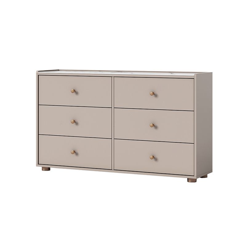 Armoire d'armoire à accent en bois moderne avec tiroir