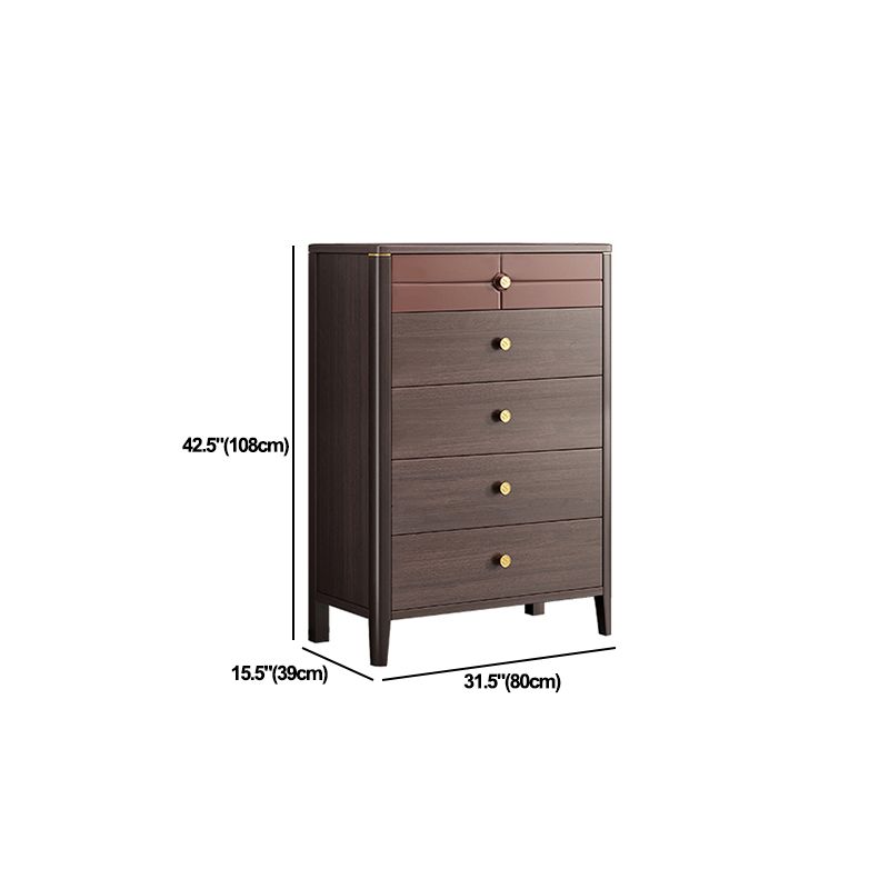 15.5 "D retro stijl bruine opbergkast woonkamer dressoir met laden