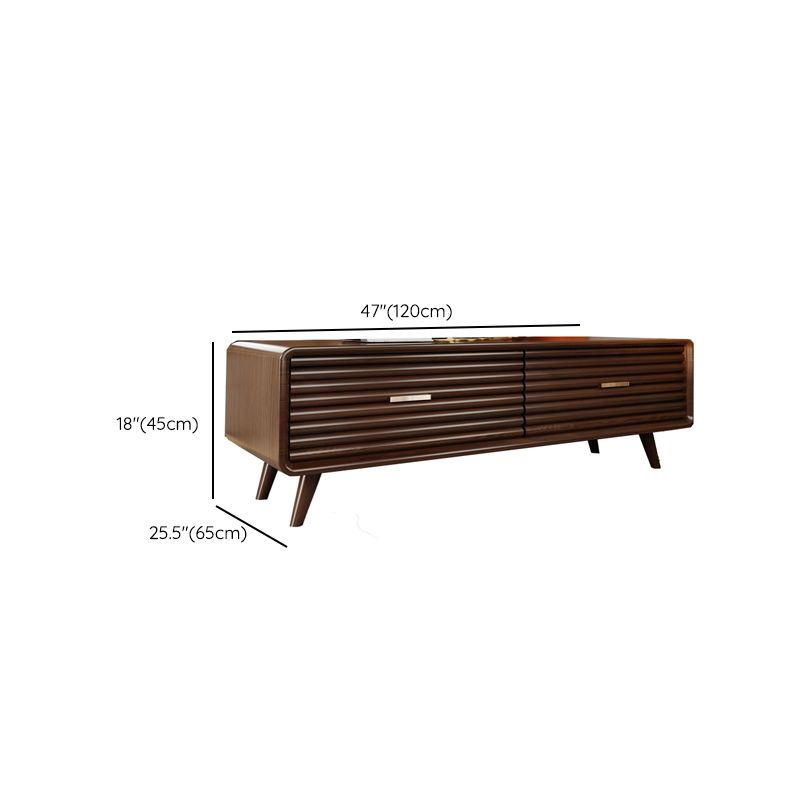 Solid Wood Mid-Century Modern Rectangle Brown Coffee Table with Storage Drawers Clearhalo 'Coffee & Accent Tables' 'Coffee Tables' 'coffee_tables' 'furn' 'furn_coffee_tables' 'Furniture' 'Living Room Furniture' 1200x1200_4b73213c-8bfa-45a9-9f00-95ce9afc5172