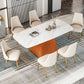 Nordic 1/2/5/7 Pieces Rectangle Dining Set Sintered Stone Dining Table Set Clearhalo 'Dining Room Sets' 'Dining Tables & Seating' 'dining_room_set' 'furn' 'furn_dining_room_set' 'Furniture' 'furniture_dining_room_set' 'Kitchen & Dining Furniture' 'kitchen&dining_furn' 'kitchen' 1200x1200_4b776760-ffee-4e0c-a629-4885cfbfe30c