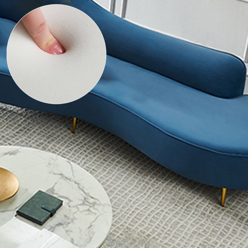 Glam Chaise Lounge Couch Rolled Arm Chaise Lounge for Bedroom Clearhalo 'Chairs & Seating' 'Chaise Lounge' 'chaise_lounge' 'furn' 'furn_chaise_lounge' 'Furniture' 'Living Room Furniture' 1200x1200_4b77c0aa-ad26-4ca8-9f93-f2b72e8ff415