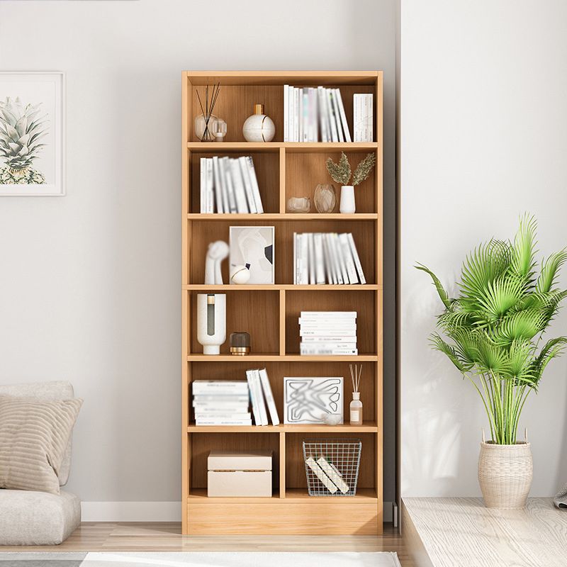 Contemporary Style Bookshelf Engineered Wood Closed Back Shelf Bookcase Clearhalo 'Bookcases' 'Furniture' 'furniture_bookcases' 'kitchen' 'kitchen_bookcases' 'Living Room Furniture' 'Office Furniture' 1200x1200_4b7c3952-2ed6-4958-9339-08bfa9c8cdf2