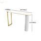 Glam White Bar Pub Table Set 1/5 Pcs Metal Base Bar Table and Stools Clearhalo 'Bar Furniture' 'furn' 'furn_home_bar_bar_sets' 'Furniture' 'Home Bars & Bar Sets' 'home_bar_bar_sets' 'Kitchen & Dining Furniture' 1200x1200_4b7caf53-6870-40aa-b1b0-554c49a2cae6