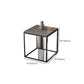 Aucune table basse simple pénible de cadre d'ardoise grise moderne de table basse