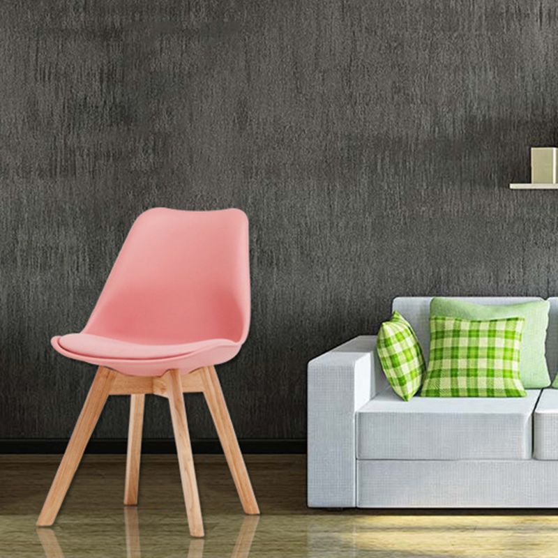 Scandinavian Beech Parsons Side Chair Matte Finish Leather Dining Chairs (Set of 2) Clearhalo ' kitchen&dining_furn' 'Dining Chairs' 'Dining Tables & Seating' 'dining_chair' 'Furniture' 'furniture_dining_chair' 'Kitchen & Dining Furniture' 'kitchen' 1200x1200_4b7fe461-0d36-4001-a485-d87798c8ba2c