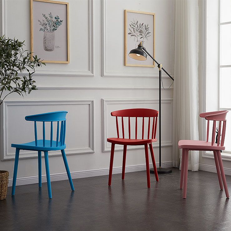 Modern Chairs Dining Armless Chairs with Plastic Legs for Kitchen Clearhalo ' kitchen&dining_furn' 'Dining Chairs' 'Dining Tables & Seating' 'dining_chair' 'furn' 'furn_dining_chair' 'Furniture' 'furniture_dining_chair' 'Kitchen & Dining Furniture' 'kitchen' 1200x1200_4b80ef9a-3220-4d80-b278-e44c200a687d