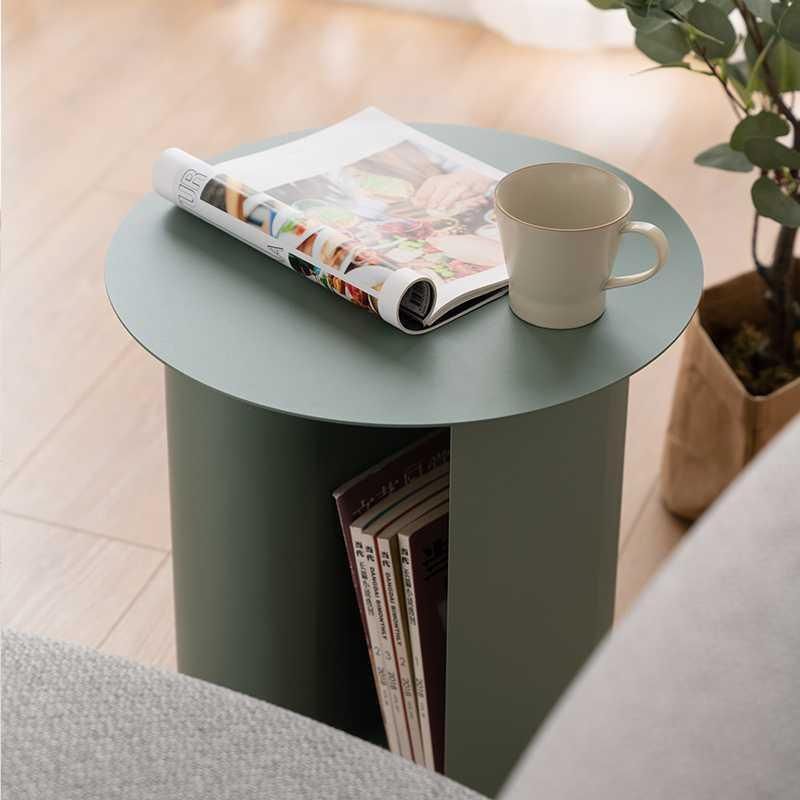 Comodino da tavolo di accento in metallo industriale 18,3 "comodino da letto alto