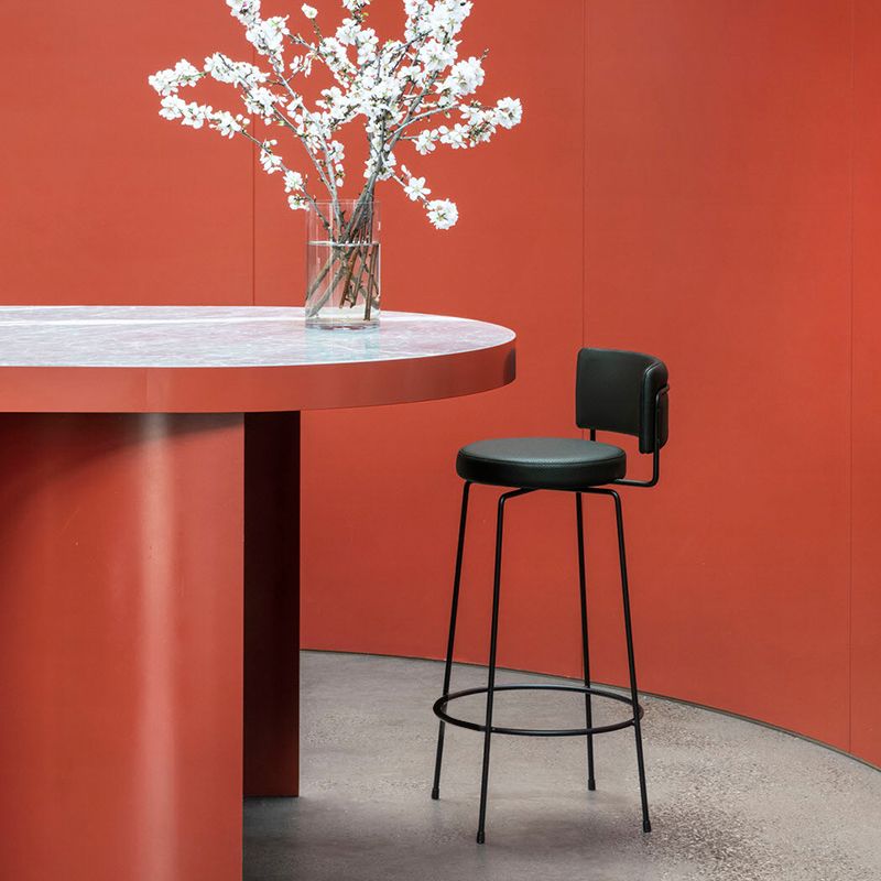 Industrial Style Metal Bar Stool Footrest Counter Stool for Living Room Clearhalo 'Bar Furniture' 'Bar Stools' 'bar_stools' 'furn' 'furn_bar_stools' 'Furniture' 'Kitchen & Dining Furniture' 1200x1200_4b840a95-3ee5-43cd-8449-e71409cbca90