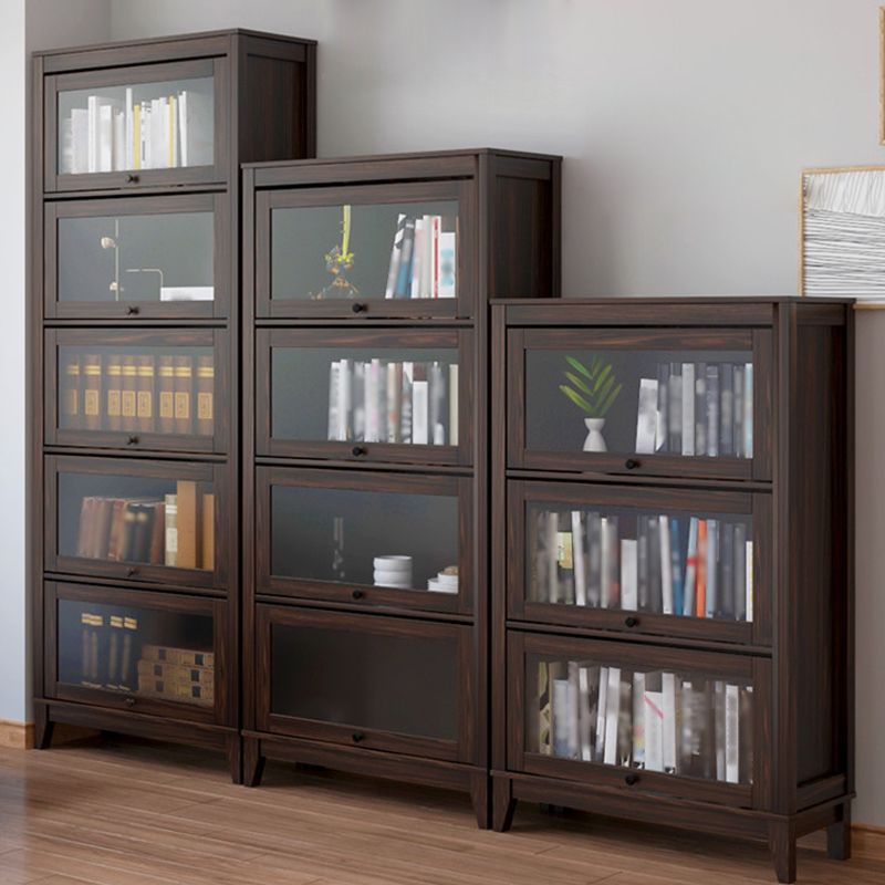 Engineered Wood Standard Bookcase Contemporary Bookcase With Doors Clearhalo 'Bookcases' 'furn' 'furn_bookcases' 'Furniture' 'furniture_bookcases' 'kitchen' 'kitchen_bookcases' 'Living Room Furniture' 'Office Furniture' 1200x1200_4b882430-012b-447f-9a62-6b04776714ba