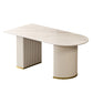 Sintered Stone Top Kitchen Table for Restaurant Luxury White Table with Double Pedestal Clearhalo 'Dining Tables & Seating' 'Dining Tables' 'dining_table' 'furn' 'furn_dining_table' 'Furniture' 'furniture_dining_table' 'Kitchen & Dining Furniture' 'kitchen' 'kitchen_dining_table' 1200x1200_4b89fd30-d5a6-4ad2-9b32-9f2ccf897a3b