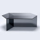 1 Single Modern Plastic Coffee Table with Three Legs for Living Room