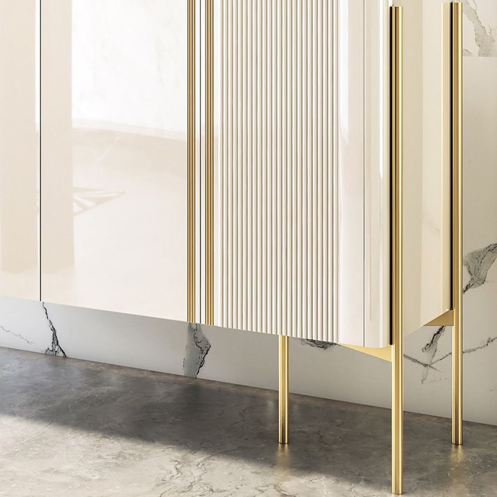 Server da pranzo in stile glam Stone di pietra con armadi