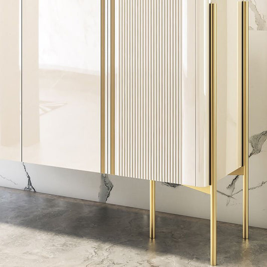 Server da pranzo in stile glam Stone di pietra con armadi