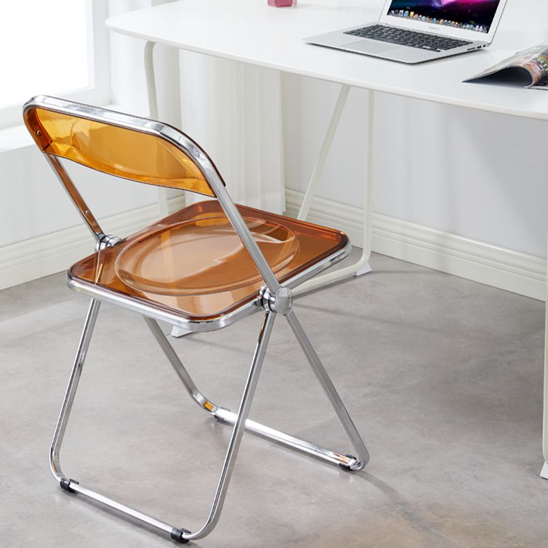 Industrial Style Plastic Dining Armless Chair Open Back Single Dining Chair Clearhalo ' kitchen&dining_furn' 'Dining Chairs' 'Dining Tables & Seating' 'dining_chair' 'furn' 'furn_dining_chair' 'Furniture' 'furniture_dining_chair' 'Kitchen & Dining Furniture' 'kitchen' 1200x1200_4b8e0019-b1f8-4a2f-93a1-ffc1c565a3e2