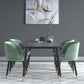 Modern 4 Legs Pedestal Dining Table Stone Table for Dining Room