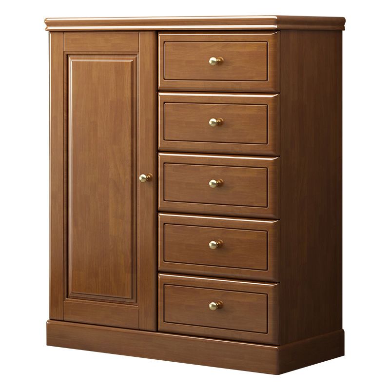 Contemporary Rectangle 1 - Door Standard with Drawer Bar Pulls Chest