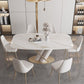 Modern Style Dining Rectangle Table Dining Stone Table for Kitchen Clearhalo 'Dining Tables & Seating' 'Dining Tables' 'dining_table' 'furn' 'furn_dining_table' 'Furniture' 'Kitchen & Dining Furniture' 1200x1200_4b903373-a036-4875-9980-12268e7785dc