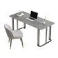 Contemporary Rectangular Office Desk Antique Finish Writing Desk with Metal Legs Clearhalo 'furn' 'furn_office_desk' 'Furniture' 'Office Desks' 'Office Furniture' 'office_desk' 1200x1200_4b903c99-efc6-40b2-9ab1-1a6665565cfd
