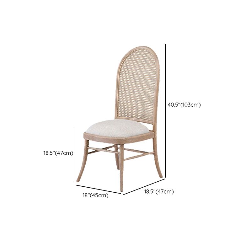 Contemporary Kitchen Dining Chairs Upholstered Chairs with Wood Base