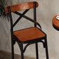 Industrial Round Bar Table Set 1/2 Pieces Solid Wood Bar Table Set for Indoor