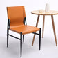 Contemporary Style Leather Dining Chair Solid Back Armless Chairs for Home Clearhalo ' kitchen&dining_furn' 'Dining Chairs' 'Dining Tables & Seating' 'dining_chair' 'furn' 'furn_dining_chair' 'Furniture' 'furniture_dining_chair' 'Kitchen & Dining Furniture' 'kitchen' 1200x1200_4b998505-ac9e-409d-a763-857274bca84f