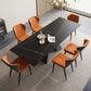 Modern 1/4/5/7 Pieces Dining Set Rectangle Black Dining Table Set for Home Use Clearhalo 'Dining Room Sets' 'Dining Tables & Seating' 'dining_room_set' 'furn' 'furn_dining_room_set' 'Furniture' 'furniture_dining_room_set' 'Kitchen & Dining Furniture' 'kitchen&dining_furn' 'kitchen' 1200x1200_4b99a9ee-1f1c-47d9-a93f-e443d17723b1