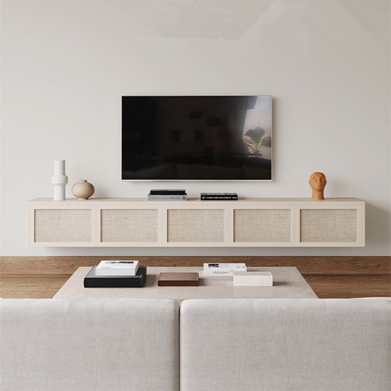Scandinavian Wood TV Stand Console Wall-mounted TV Media Stand for Living Room Clearhalo 'furn' 'furn_tv_stands_entertainment_centers' 'Furniture' 'Living Room Furniture' 'TV Stands & Entertainment Centers' 'TV Stands & Media Storage Furniture' 'tv_stands_entertainment_centers' 1200x1200_4b9a12e5-a15d-417b-b280-4d713ca8a2c5