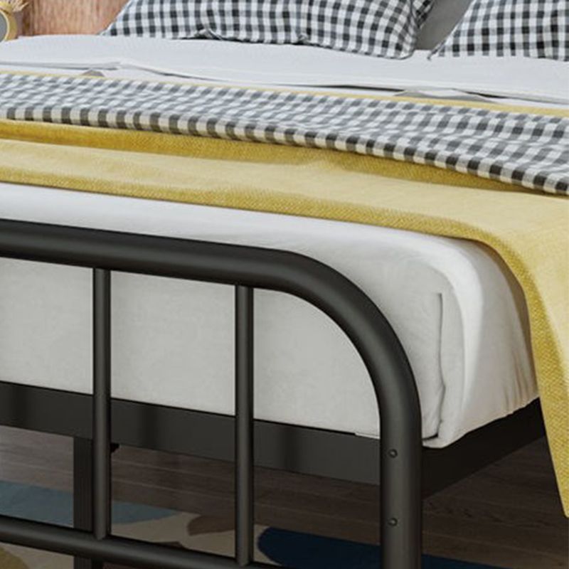 Cama estándar de alto perfil, cabecera de metal para la cabecera contemporánea