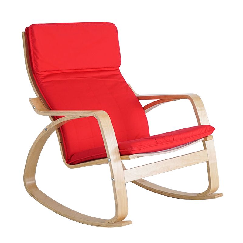 Fabric Rocking Chair Plain Wood Frame Removable Cushions Contemporary Rocking Chair Clearhalo 'Chairs & Seating' 'furn' 'furn_rocking_chairs' 'Furniture' 'Living Room Furniture' 'Rocking Chairs' 'rocking_chairs' 1200x1200_4b9b9791-8706-48ce-8496-f4f1757136fd