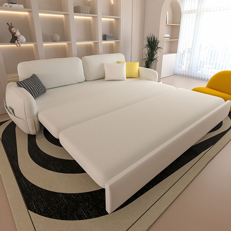 Faux Leather Sleeper Sofa Water Resistant Foldable Convertible Sofas Clearhalo 'furn' 'furn_futons' 'Furniture' 'Futons & Daybeds' 'Futons' 'Living Room Furniture' 1200x1200_4b9dd7bc-01d0-43e6-b419-d5823b7c832b