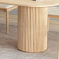 Contemporary Solid Wood Dining Table Oval Dining Table for Home Use Clearhalo 'Dining Tables & Seating' 'Dining Tables' 'dining_table' 'furn' 'furn_dining_table' 'Furniture' 'Kitchen & Dining Furniture' 1200x1200_4b9de460-a84a-44e0-889f-8e44ac6c2168