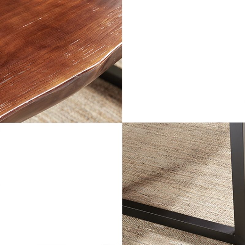 Modern Solid Wood Office Desk Irregular Shape Task Desks with 2-Legs for Office Clearhalo 'furn' 'furn_office_desk' 'Furniture' 'Office Desks' 'Office Furniture' 'office_desk' 1200x1200_4b9eb437-78bb-400c-9367-524488a2af48