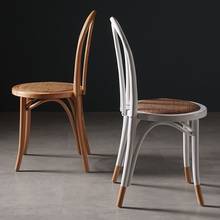 Traditional Style Dining Chair Rattan Wood Kitchen Windsor Back Dining Side Chair Clearhalo ' kitchen&dining_furn' 'Dining Chairs' 'Dining Tables & Seating' 'dining_chair' 'furn' 'furn_dining_chair' 'Furniture' 'furniture_dining_chair' 'Kitchen & Dining Furniture' 'kitchen' 1200x1200_4b9fe8e7-e012-46c5-b310-9bde3ea4b85a