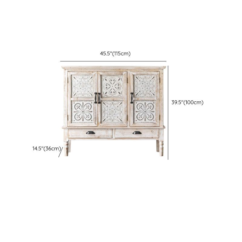 Farmhouse Sideboard Solid Wood Storage Sideboard Buffet with Drawers for Dining Room Clearhalo 'buffet_sideboard' 'Buffets & Sideboards' 'furn' 'furn_buffet_sideboard' 'Furniture' 'Kitchen & Dining Furniture' 1200x1200_4ba0b35d-d762-449a-814c-c7f2999654c2