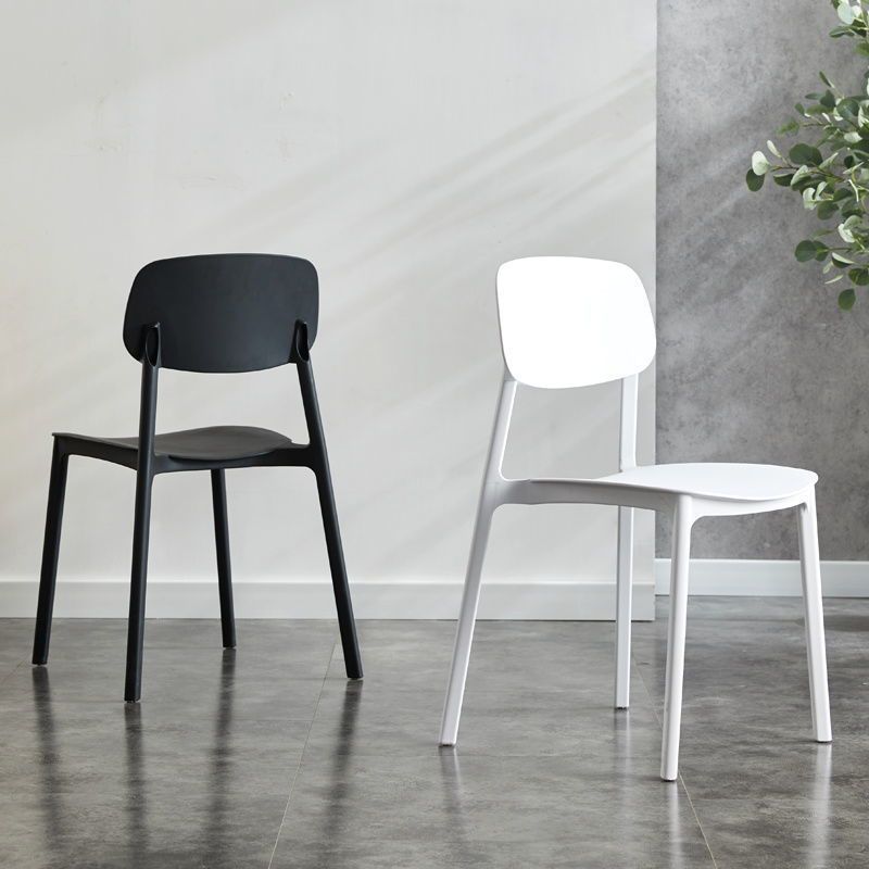 Kitchen Home Stacking Side Chair Open Back Dining Side Chair Clearhalo 'Dining Chairs' 'Dining Tables & Seating' 'dining_chair' 'furn' 'furn_dining_chair' 'Furniture' 'Kitchen & Dining Furniture' 1200x1200_4ba1104d-80cb-4706-9f0c-c4ab3ad60257