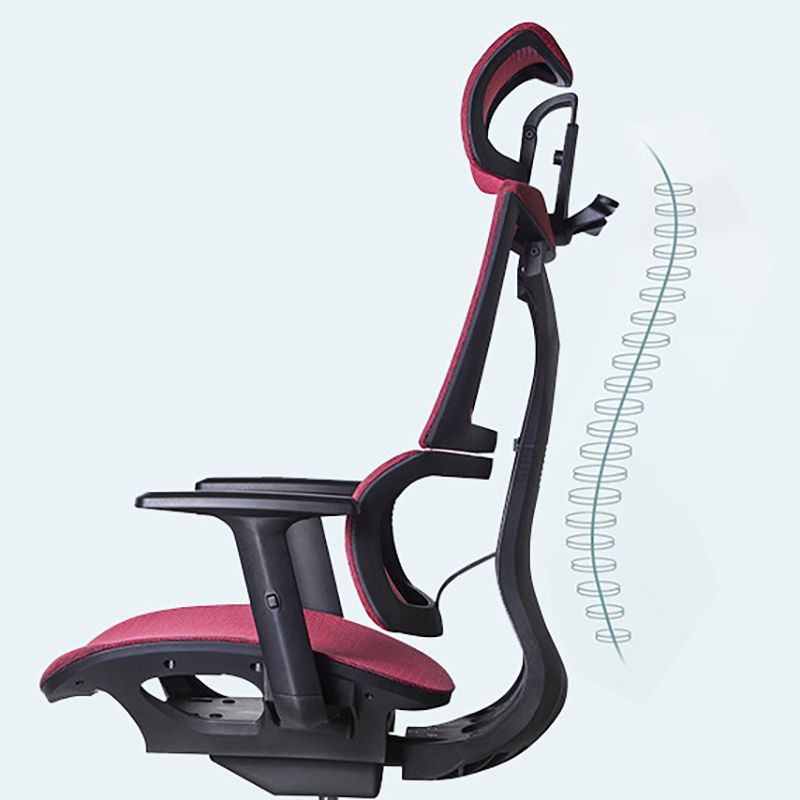 Modern Desk Chair Adjustable Arms Task Chair with Wheels for Office Clearhalo 'furn' 'furn_office_chair' 'Furniture' 'Office Chairs' 'Office Furniture' 'office_chair' 1200x1200_4ba11b32-3292-4bb1-9878-f65aa7d5ec64