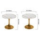 Round Luxury Style Dining Table White Tone Fixed Table with Sintered Stone Clearhalo ' dining_table' 'Dining Tables & Seating' 'Dining Tables' 'furn' 'furn_dining_table' 'Furniture' 'furniture_dining_table' 'Kitchen & Dining Furniture' 'kitchen&dining_furn' 'kitchen' 'kitchen_dining_table' 1200x1200_4ba4faf4-d6f8-42bb-b380-9c8554a29698