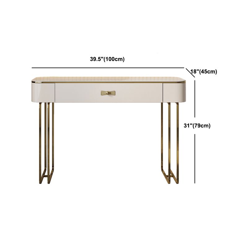 Table de bureau de vanité de maquillage glam
